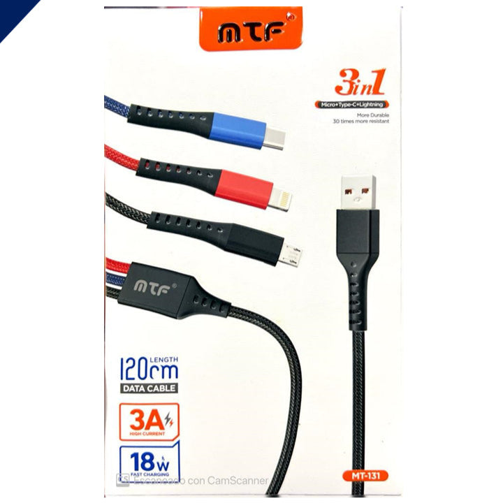 Cable 3 en 1 MTF MT-131